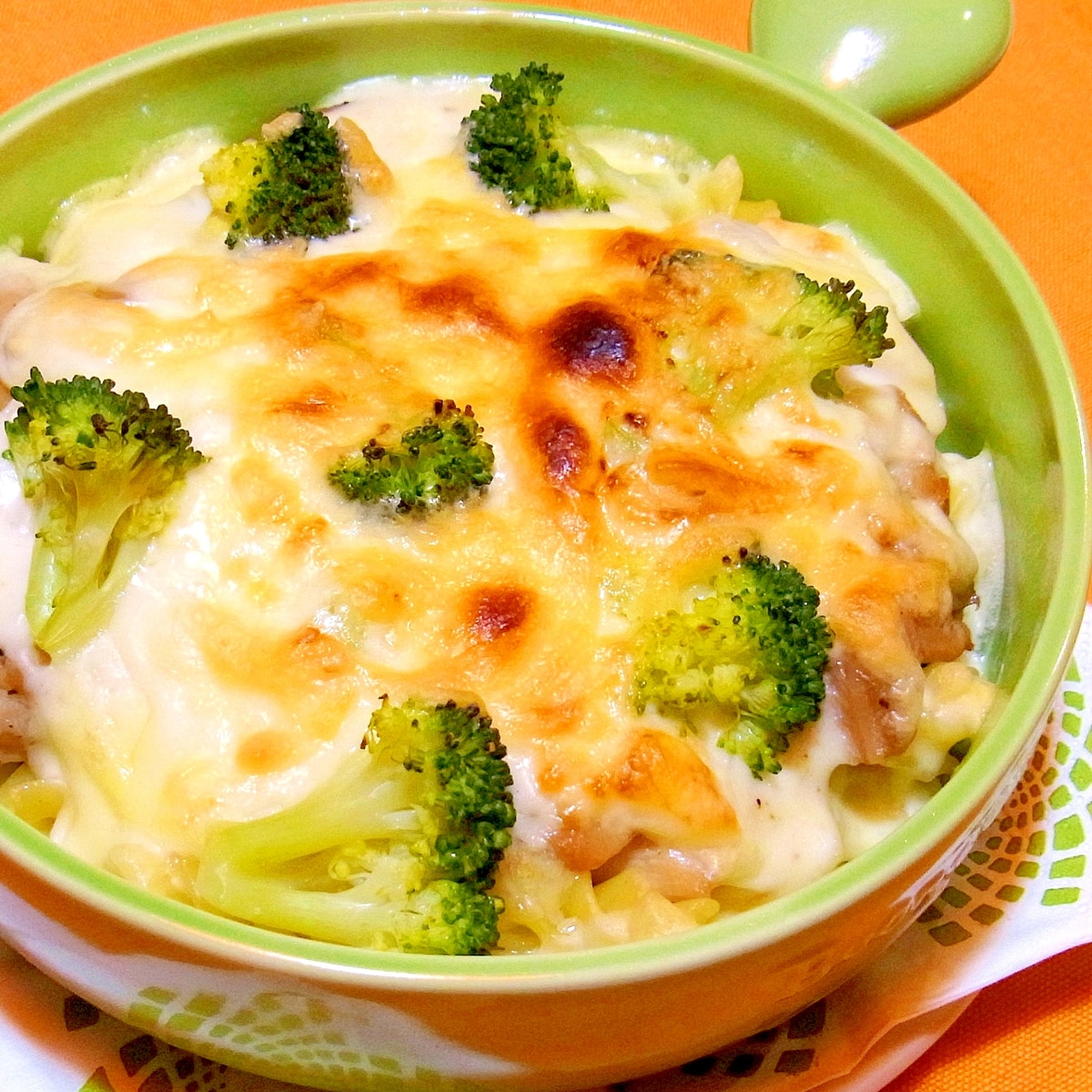 チキンとブロッコリーのマカロニグラタン レシピ 作り方 By メリッコ 楽天レシピ